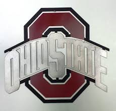 Metal Ohio State Wall Art By Ibdesignz