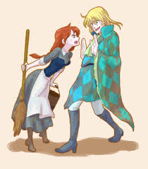 Young sophie get swept off her feet in a clip from howl's moving castle. 1 Howl S Moving Castle Book Tumblr Howl And Sophie Howl S Moving Castle Studio Ghibli Movies