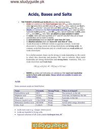 acids bases amp salts pdf studyguide pk
