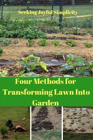 4 Methods For Transforming Lawn Into Garden