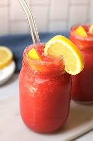 strawberry lemonade vodka slush