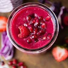 healthy pomegranate smoothie a ruby