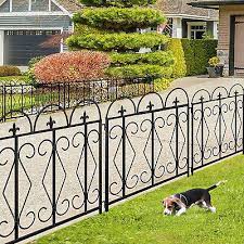 5 Rustproof Iron Garden Fence Large