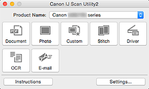 Ij scan utility lite is the application software which enables you to scan photos and documents using airprint. Canon Knowledge Base Starting Ij Scan Utility 2 Mac