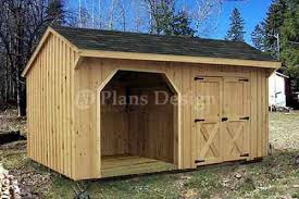 combo firewood and storage shed plans