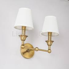 Fine Brass 2 Light Wall Sconce With