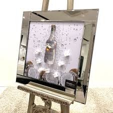 And it won't break the budget. 3d Malibu Drink Glitter Wall Art Mirror