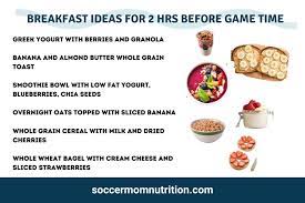 what should i eat before a soccer game