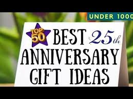 25th anniversary gift ideas