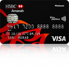 pin and pay credit hsbc amanah