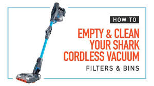 A dirty vacuum is less efficient than a clean one. How To Empty Clean Your Shark Cordless Vacuum Filters Bins