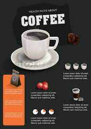 Coffee is a daily staple for millions, yet research surrounding its health effects is conflicting. Health Facts About Coffee Design Vector Image 1976205 Stockunlimited