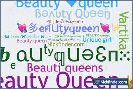 nicknames for beautyqueen beauty