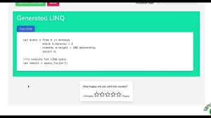 convert sql into linq code