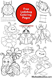 ladybug coloring pages free printable