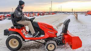 kubota gr2120 with snow er