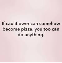 Image result for cauliflower carb meme