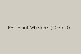 Ppg Paint Whiskers 1025 3 Color Hex Code