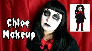 chloe living dead doll inspired makeup