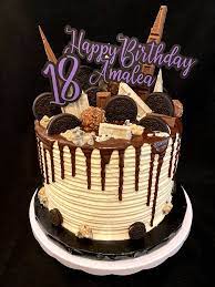 18th Chocolate Cake gambar png