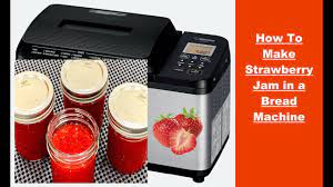 strawberry jam in a bread machine