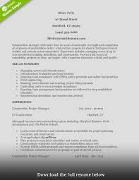 How To Write A Perfect Construction Resume Examples Included