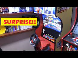 arcade racing cabinet with a great