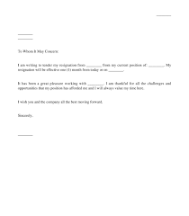 Resignation Letter Sample Template Word And Pdf