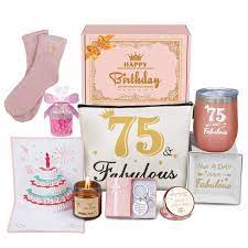 women happy 75th birthday gifts