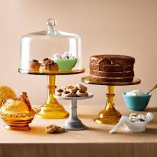 Mosser Glass Cake Stand With Glass Dome