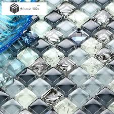 Tst Crystal Glass Tile Blue Mosaic