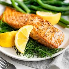 crispy pan seared salmon healthy