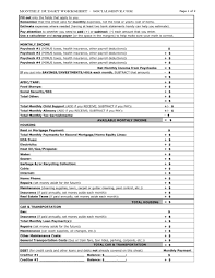 12 monthly budgeting worksheets free