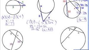 In the diagram shown below, prove the following. Geometry 10 6 Find Segment Lengths In Circles Youtube