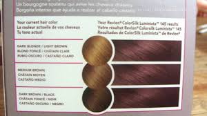 Erikajjang Revlon Colorsilk Luminista 145 Burgundy Brown