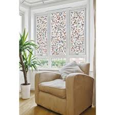 Decorative window film can add whimsy or elegance to your windows with a large variety of designs and colors. Artscape 24 In X 36 In New Leaf Decorative Window Film 02 3021 The Home Depot Stained Glass Window Film Window Decor Decorative Window Film