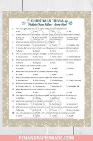 Many people think they are experts on the subject, but few will be able to get all 30 of these difficult bible quiz questions … Classic Christmas Trivia Printables Bundle 140 Unique Questions Pen Paper Made Store