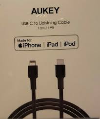 Aukey Usb C To Lightning Cable 3 9ft Iphone 11 Max Charger Apple Mfi Certified Ebay