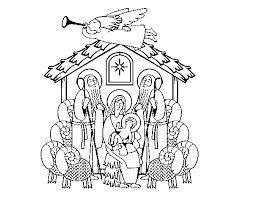 With connect the dots activity pages, kids can complete incomplete drawings and then color the pictures. Birth Of Jesus Coloring Page Coloringcrew Com