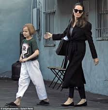 It's been difficult on the reparations team with so many film festivals canceled and very little to report to all of you. Angelina Jolie Takes Vivienne To Martial Arts Class In La Daily Mail Online