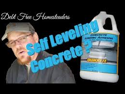 self leveling concrete you