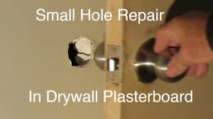 Maybe you would like to learn more about one of these? How To Repair Drywall And Fix A Small Hole In A Plaster Wall Youtube