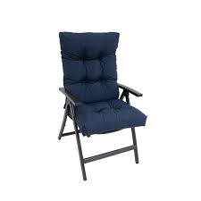 Bozanto Navy Blue High Back Patio Chair