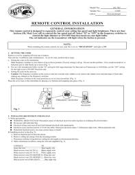Hampton Bay 9050h Use And Care Manual