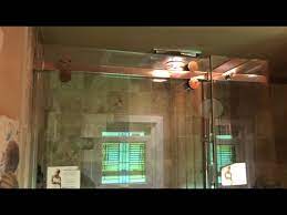 Sliding Shower Door With Half Wall By