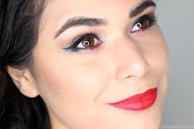 makeup for fourth of july red white