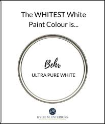The 5 Whitest White Paint Colors High