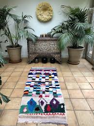 moroccan rag rug runner boucherouite