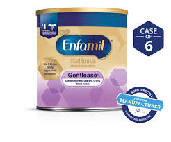 Enfamil Gentlease Milk Based Formula For Fussiness Gas And Crying Powder 12 4 Oz Can Case Of 6