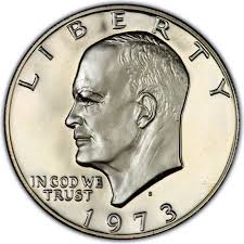 1973 Eisenhower Dollar Values And Prices Past Sales